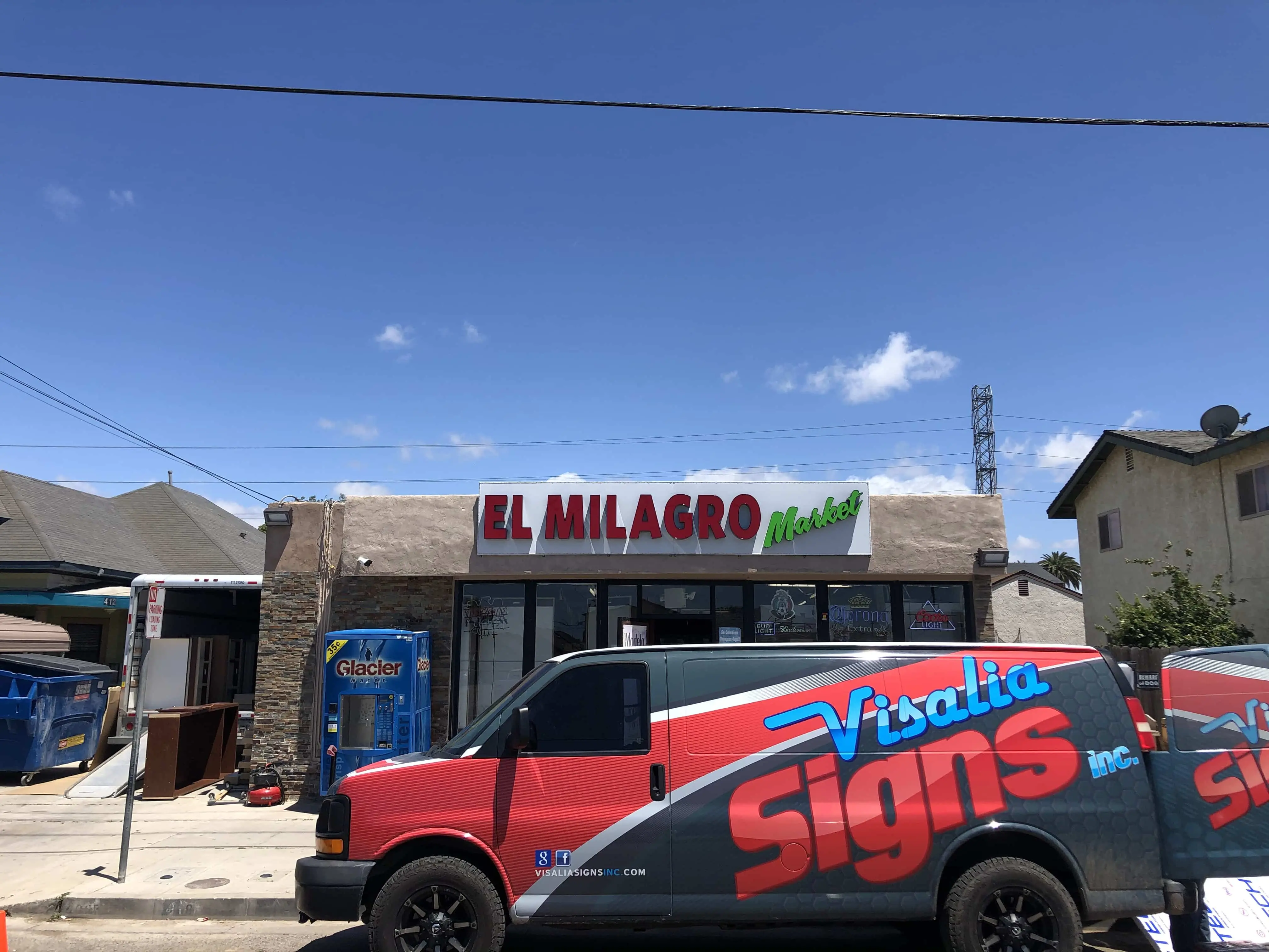 Installing signs in Visalia CA