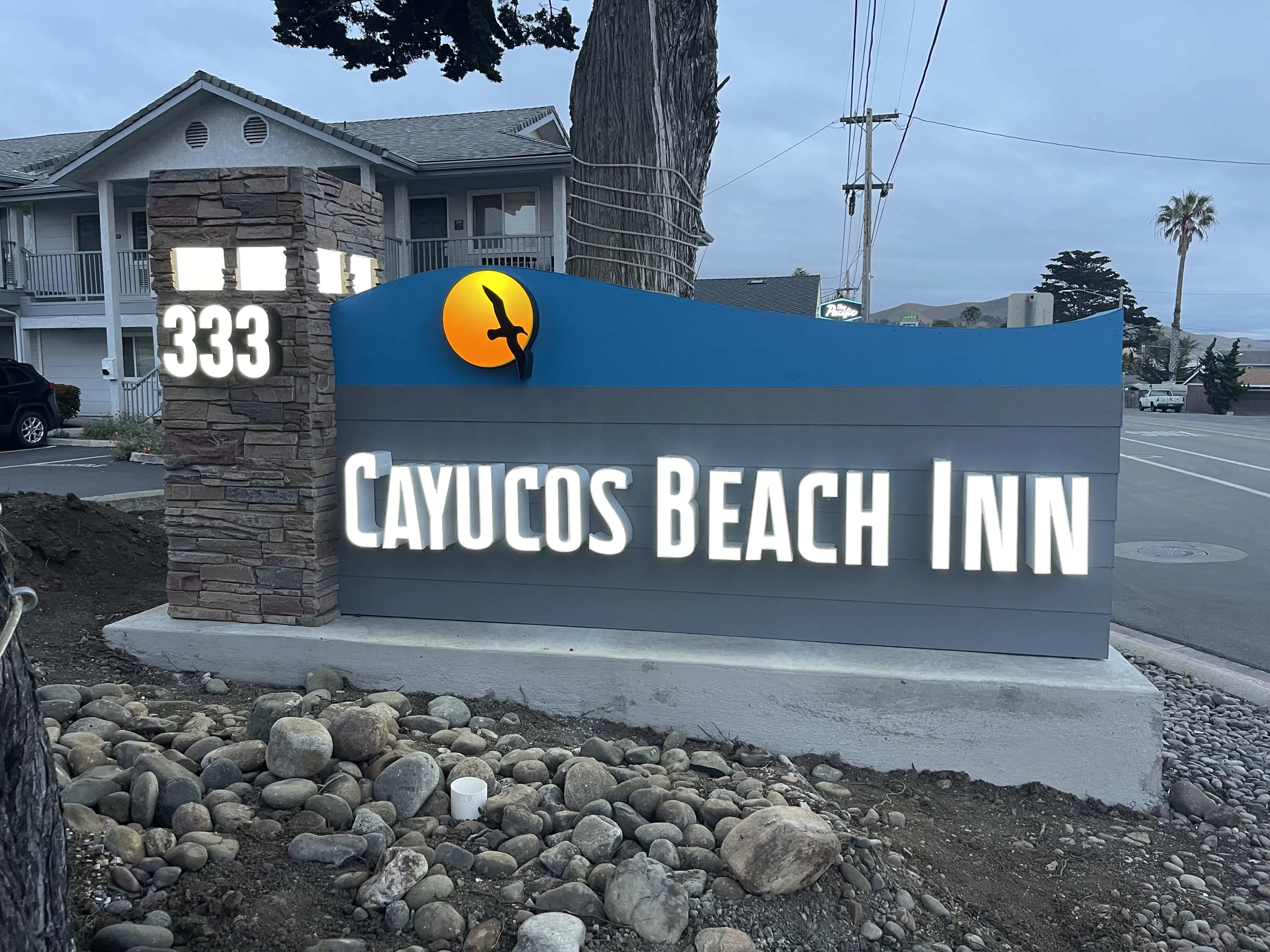 Monument sign Central Valley CA