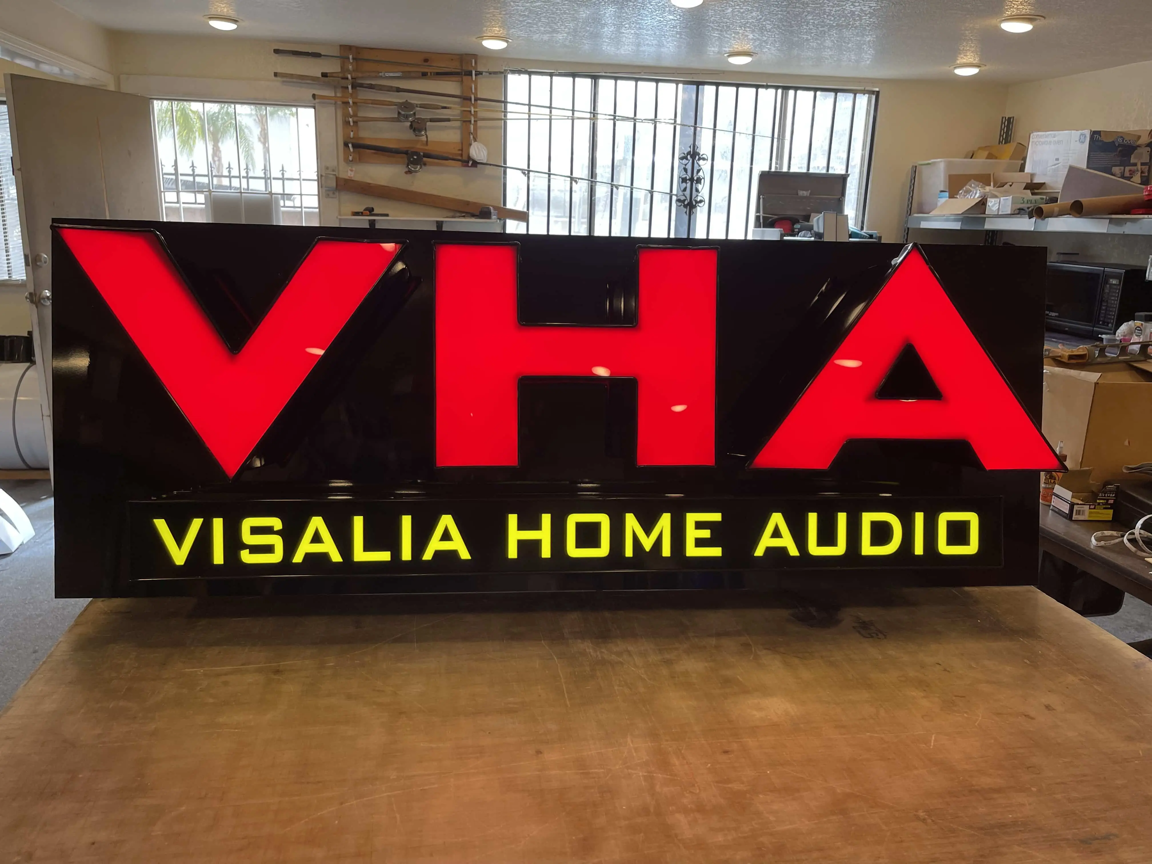 Sign fabrication process Visalia CA